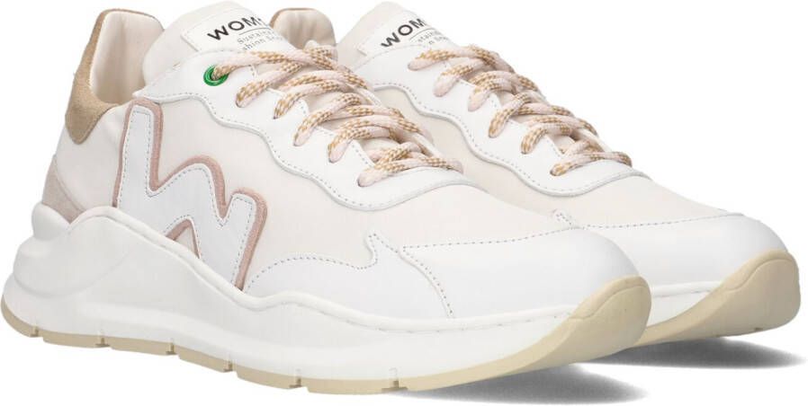 Womsh Witte Lage Sneakers Wave
