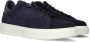 Woolrich Moderne Italiaanse Suède Sneakers Blue Heren - Thumbnail 1