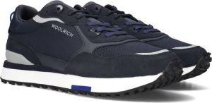 Woolrich Tex Fabric Lage sneakers Leren Sneaker Heren Blauw