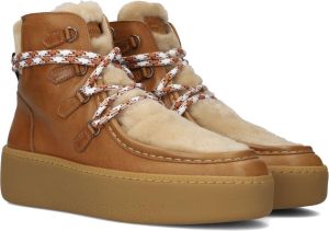 Woolrich Montone Veterboots Laarzen Met Veters Dames Camel