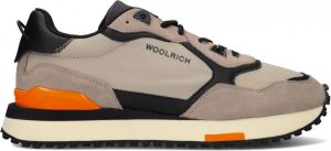 Woolrich Tex Fabric Lage sneakers Leren Sneaker Heren Taupe