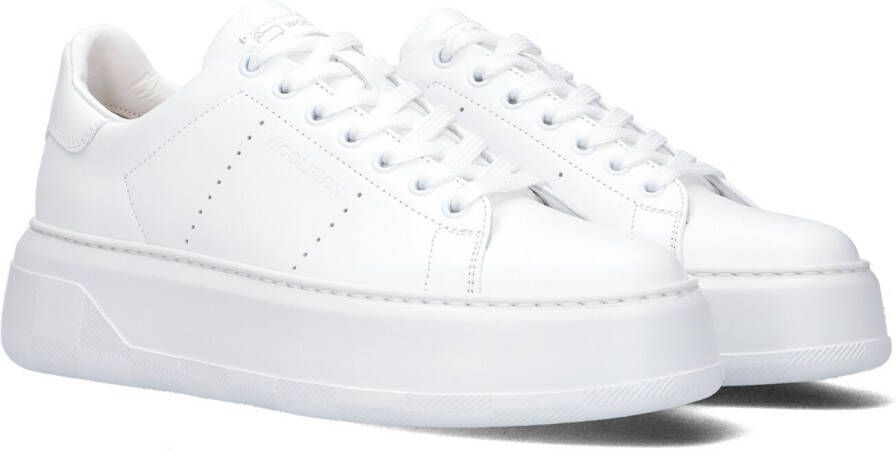 Woolrich Witte Lage Sneakers Cupsole Chunky Dames