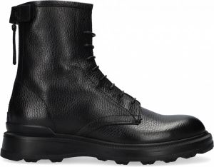 Woolrich City Boot Veterboots Laarzen Met Veters Dames Zwart