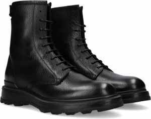 Woolrich City Boot Veterboots Laarzen Met Veters Dames Zwart