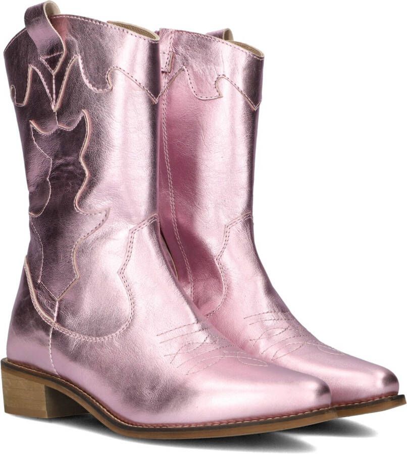 Wysh Winnie Laarzen Leer Meisjes Roze