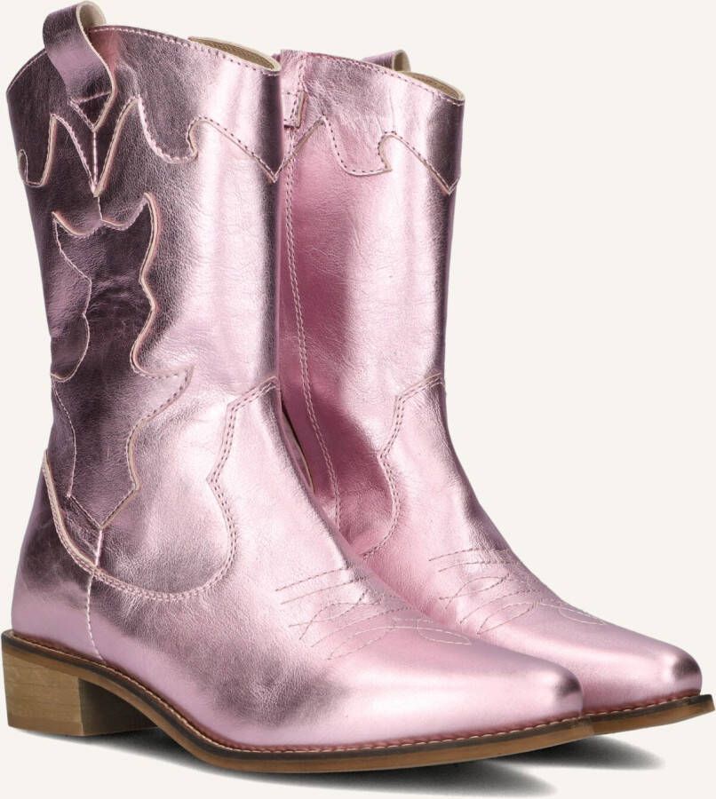 Wysh Winnie Laarzen Leer Meisjes Roze