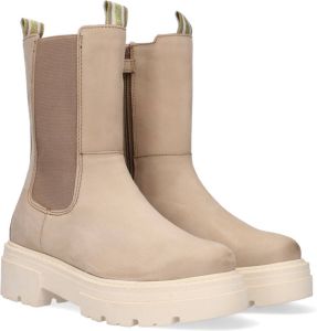 Wysh Suzan Chelsea boots Enkellaarsjes Meisjes Taupe
