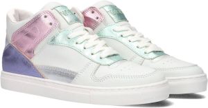 Wysh Milena Hoge sneakers Leren Sneaker Meisjes Wit