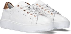 Wysh Squimo Lage sneakers Leren Sneaker Meisjes Wit