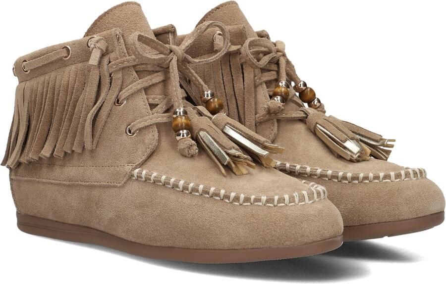 Wysh Roos Enkellaarsjes Meisjes Beige - Foto 1