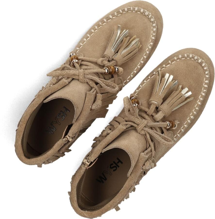 Wysh Roos Enkellaarsjes Meisjes Beige - Foto 2
