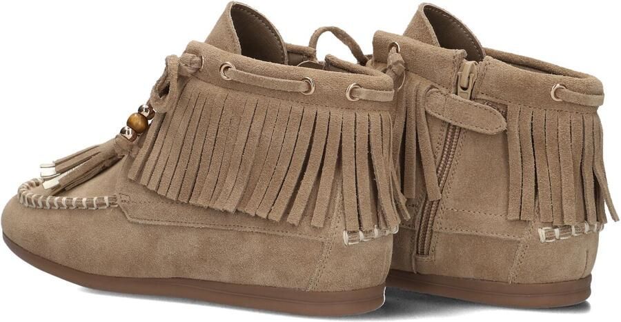 Wysh Roos Enkellaarsjes Meisjes Beige - Foto 4