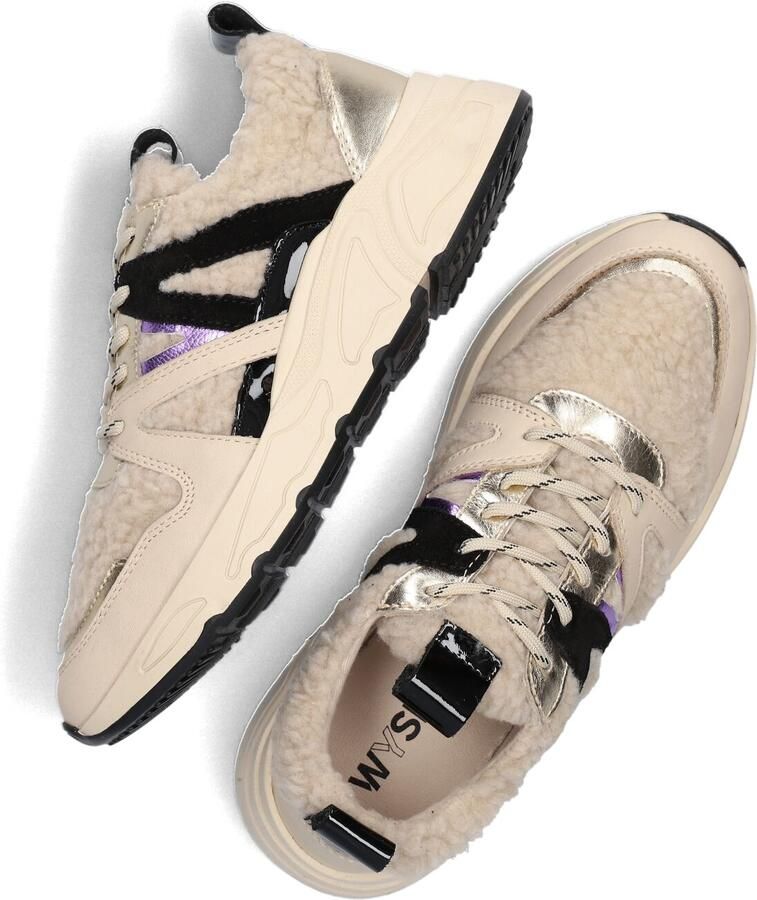 Wysh Carocel Lage sneakers Leren Sneaker Meisjes Beige - Foto 4
