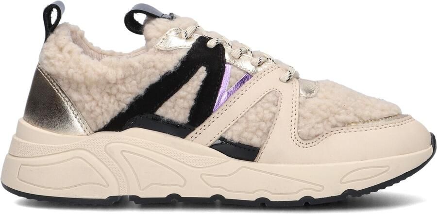 Wysh Carocel Lage sneakers Leren Sneaker Meisjes Beige