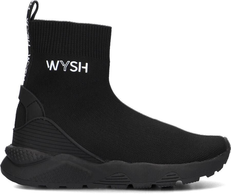 Wysh Jaime Hoge sneakers Jongens Kids Zwart