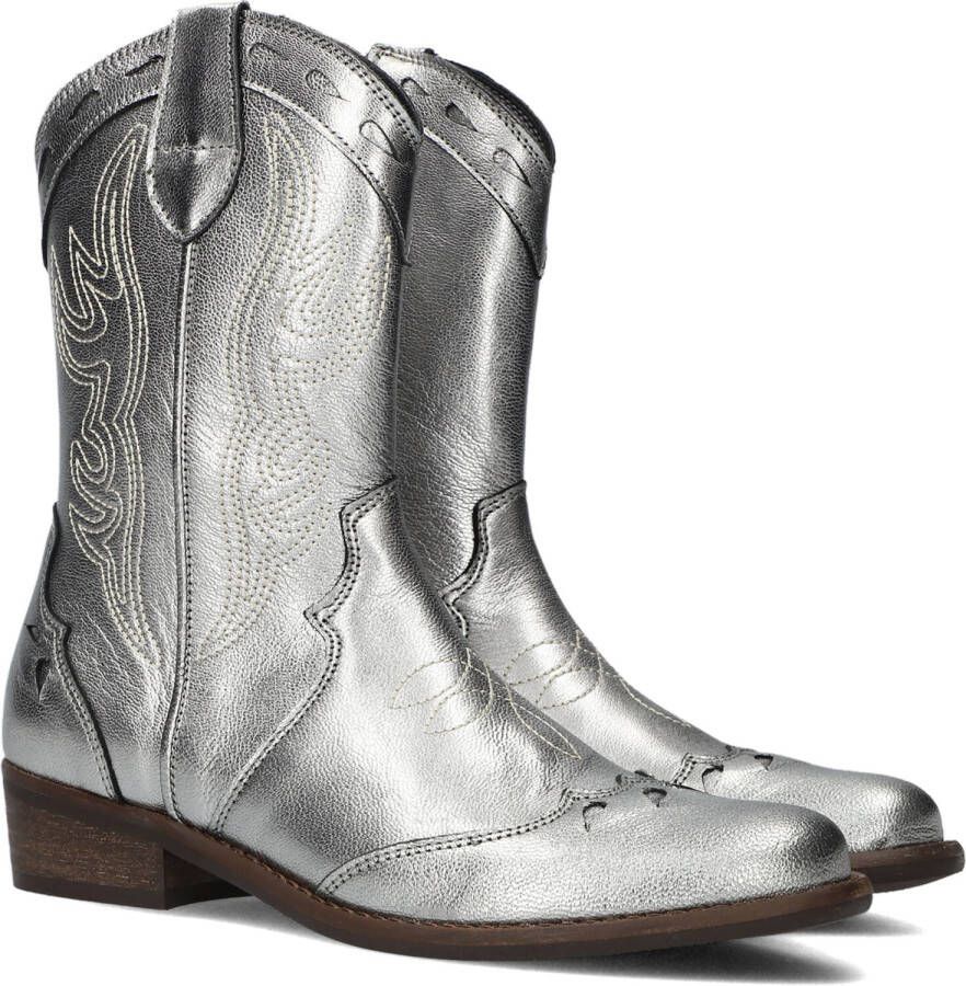 Wysh Hailey Cowboylaarzen Western Laarzen Meisjes Kids Zilver