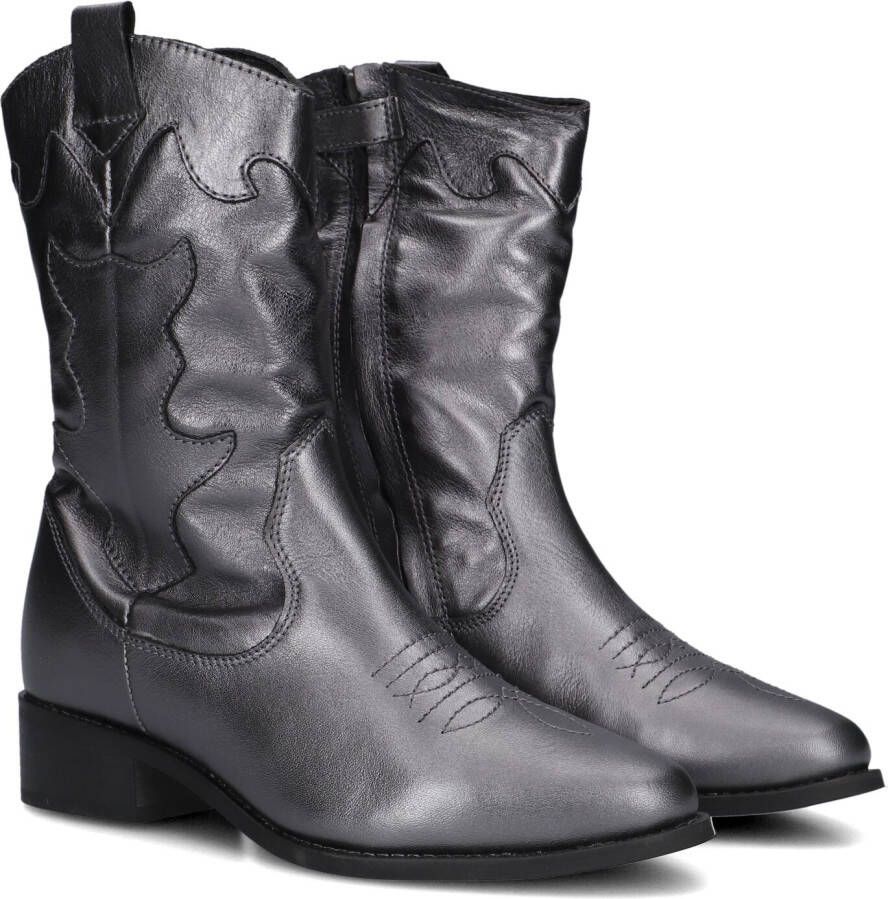 Wysh Winnie Laarzen Leatherlook Meisjes Zilver