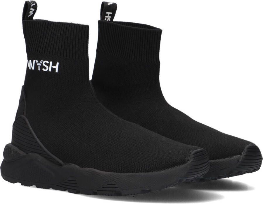 Wysh Jaime Hoge sneakers Jongens Kids Zwart