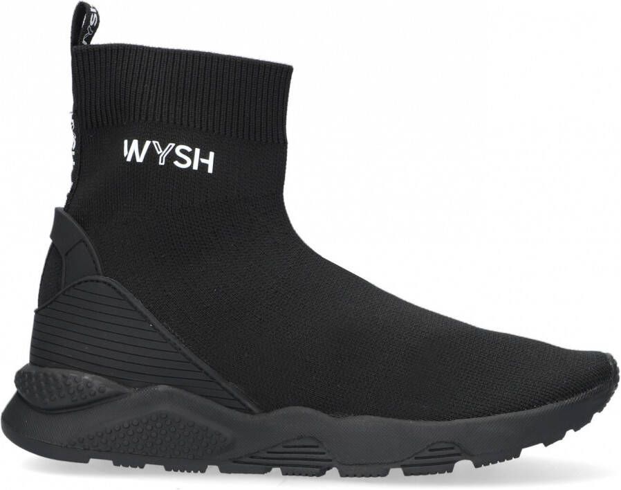 Wysh Jaime Hoge sneakers Jongens Kids Zwart