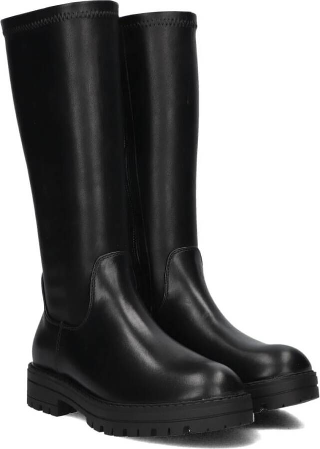 Wysh Laarzen Leatherlook Meisjes Zwart