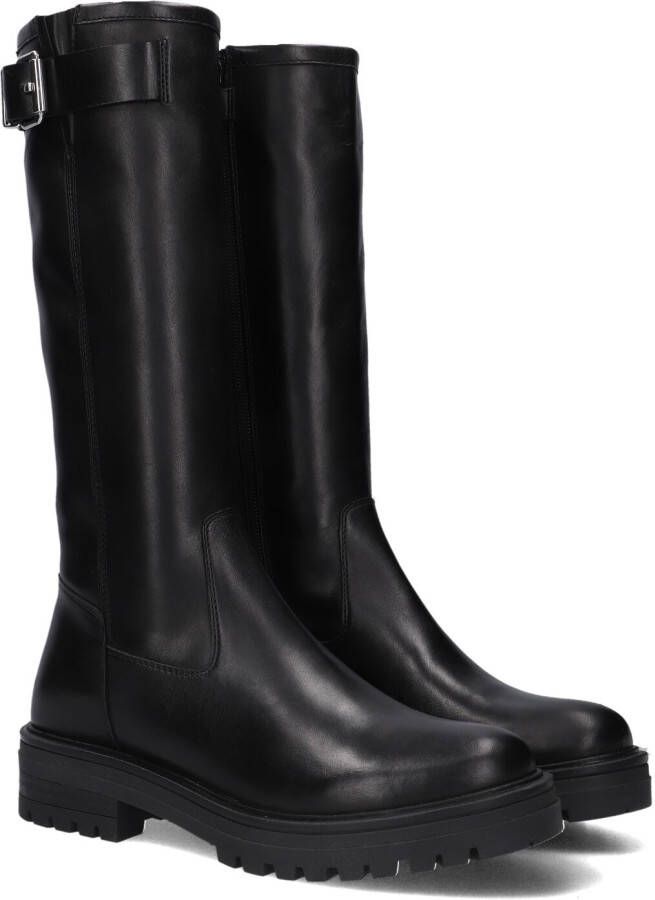 Wysh Molly Laarzen Leer Meisjes Zwart