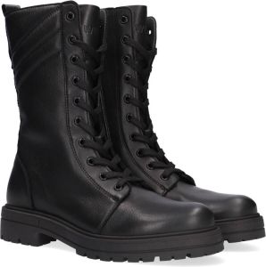 Wysh Valentin Veterboots Laarzen Met Veters Meisjes Zwart