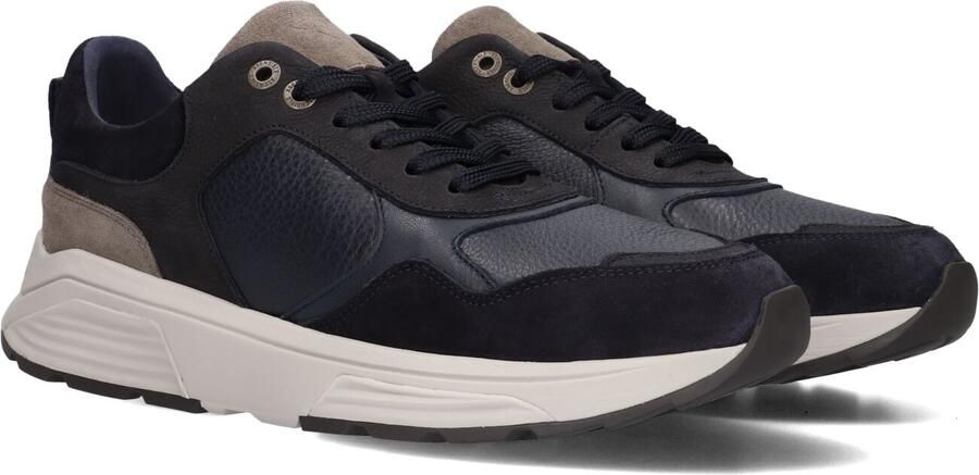 XSENSIBLE Lage Sneakers Heren Rialto Suède Donkerblauw