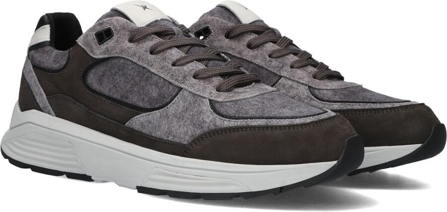 XSENSIBLE Lage Sneakers Heren Manhattan Suède Grijs