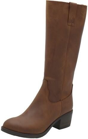 AQA Shoes A8817 Lange laarzenDames laarzen Cognac - Foto 3