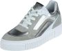 Aqa Dames Sneakers A8695 Chateau Grey Grijs - Thumbnail 3