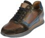Australian Footwear Browning Sneakers Widht H Bruin Brown Blue - Thumbnail 3