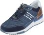 Australian Blauwe Leren Sneakers met Comfortabele Pasvorm Blue Heren - Thumbnail 5