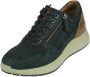 Australian Heren Sneakers Huricane Leather Blue Tan Donkerblauw - Thumbnail 7