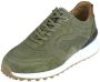 Australian Sneaker Odysey Suède 15.1598.02-EDE Groen-Cognac-Zwart - Thumbnail 2