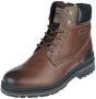 ECCO Australian YORKSHIRE 15 1630 01 T02 Middelbruine half hoge veterboots wijdte G - Thumbnail 6