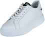 BLACKSTONE Lage Sneakers Heren Xg10 Maat: 42 Materiaal: Leer Kleur: Blauw wit gestreept - Thumbnail 3