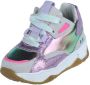 BunniesJR 225375-498 Meisjes Lage Sneakers Multicolor Leer Veters - Thumbnail 3