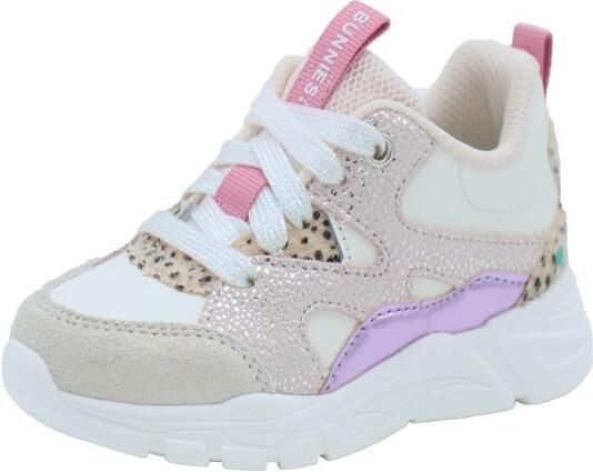 BunniesJR 226051-994 Meisjes Lage Sneakers Paars Leer Veters - Foto 3