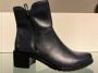 Caprice Laarsjes blokhak business schoen met twee ritsen - Thumbnail 3