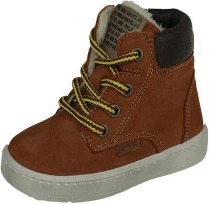 Develab veterboot, Veterschoenen, Jongen, Maat 21, bruin/Cognac -  Schoenen.nl