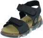 Develab Velcro Sandalen zwart Imitatieleer - Thumbnail 6