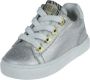 Develab 44708 Sneakers Leren Sneaker Meisjes Zilver - Thumbnail 2
