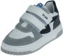 Develab 45243 Sneakers Leren Sneaker Jongens Grijs - Thumbnail 3