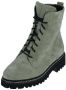 Durea Veterboots Dames Laarzen Damesschoenen Suède 9722 188 Beige - Thumbnail 2