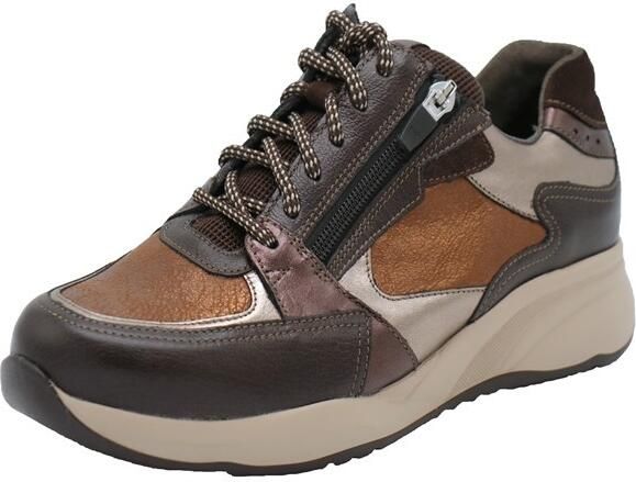 Durea 6295 Sneaker Donkerbruin Champagne K - Foto 2