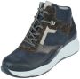 Durea Veterboot 9778 608 1177 Wijdte K Zwart Blauw Combi - Thumbnail 2