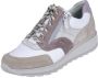 Durea 6279 688K 0358 Taupe Wit Beige K-Wijdte Veterschoenen - Thumbnail 3