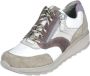 Durea Dames Sneaker 6279-685-0358 Taupe Wit Beige Wijdte H (40.5) - Thumbnail 3