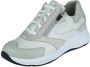 Durea 6292 H Lage sneakersDames sneakers Wit beige - Thumbnail 2