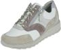 Durea 6279 688K 0358 Taupe Wit Beige K-Wijdte Veterschoenen - Thumbnail 3